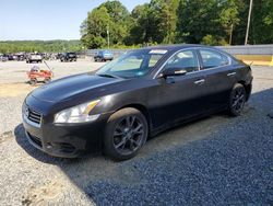Salvage cars for sale from Copart Concord, NC: 2012 Nissan Maxima S