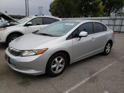 Salvage cars for sale from Copart Rancho Cucamonga, CA: 2012 Honda Civic Natural GAS