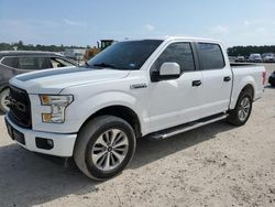 Salvage trucks for sale at Houston, TX auction: 2017 Ford F150 Supercrew