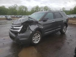 Salvage cars for sale at Marlboro, NY auction: 2015 Ford Explorer XLT