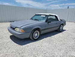 Ford Mustang LX salvage cars for sale: 1993 Ford Mustang LX
