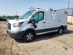 Salvage trucks for sale at Woodhaven, MI auction: 2017 Ford Transit T-250