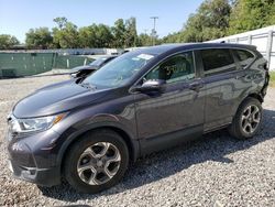 Salvage cars for sale at Riverview, FL auction: 2018 Honda CR-V EXL