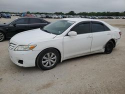 Salvage cars for sale from Copart San Antonio, TX: 2011 Toyota Camry Base