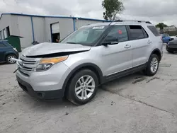 Salvage cars for sale at Tulsa, OK auction: 2013 Ford Explorer XLT