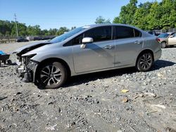 Salvage cars for sale at Waldorf, MD auction: 2014 Honda Civic EX