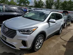 Salvage cars for sale at Bridgeton, MO auction: 2018 Hyundai Santa FE SE