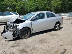 Salvage cars for sale from Copart Austell, GA: 2010 Toyota Corolla Base