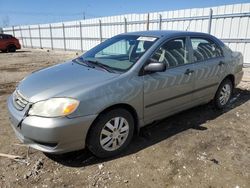 Salvage cars for sale from Copart Nisku, AB: 2003 Toyota Corolla CE