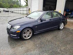 Mercedes-Benz salvage cars for sale: 2012 Mercedes-Benz C 250