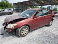 Carros salvage a la venta en subasta: 2002 Toyota Camry LE