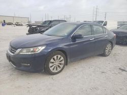 Salvage cars for sale from Copart Haslet, TX: 2015 Honda Accord EXL