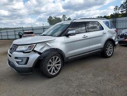 Vehiculos salvage en venta de Copart Harleyville, SC: 2016 Ford Explorer Limited