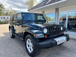 Salvage cars for sale at North Billerica, MA auction: 2012 Jeep Wrangler Unlimited Sahara