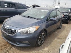 Salvage cars for sale at Elgin, IL auction: 2014 KIA Forte EX