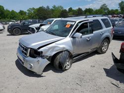 Salvage cars for sale at Madisonville, TN auction: 2011 Ford Escape Limited