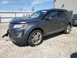 Salvage cars for sale at Appleton, WI auction: 2016 Ford Explorer XLT