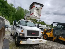 Salvage trucks for sale at West Warren, MA auction: 2009 GMC C8500 C8C042