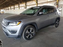 Vehiculos salvage en venta de Copart Phoenix, AZ: 2018 Jeep Compass Latitude