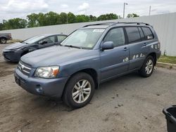 Salvage cars for sale from Copart Glassboro, NJ: 2006 Toyota Highlander Hybrid