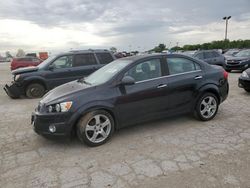 Salvage cars for sale at Indianapolis, IN auction: 2015 Chevrolet Sonic LTZ