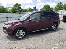 Salvage cars for sale from Copart Walton, KY: 2008 Acura MDX Technology