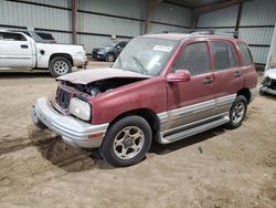 Chevrolet salvage cars for sale: 2001 Chevrolet Tracker LT