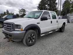 Salvage cars for sale from Copart Graham, WA: 2004 Ford F250 Super Duty