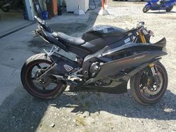 Salvage cars for sale from Copart Hampton, VA: 2007 Yamaha YZFR6 L