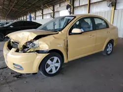 Chevrolet salvage cars for sale: 2007 Chevrolet Aveo Base