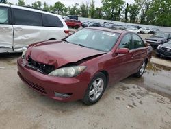 Toyota salvage cars for sale: 2005 Toyota Camry LE