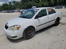 Salvage cars for sale from Copart Ocala, FL: 2007 Toyota Corolla CE