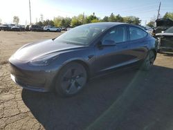 Salvage cars for sale at Denver, CO auction: 2022 Tesla Model 3