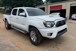 Salvage trucks for sale at Grand Prairie, TX auction: 2014 Toyota Tacoma Double Cab Long BED