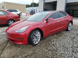 Salvage cars for sale at Ellenwood, GA auction: 2019 Tesla Model 3