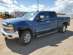 Salvage cars for sale from Copart Bismarck, ND: 2015 Chevrolet Silverado K2500 Heavy Duty LTZ