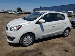 Salvage cars for sale at Woodhaven, MI auction: 2018 Mitsubishi Mirage ES
