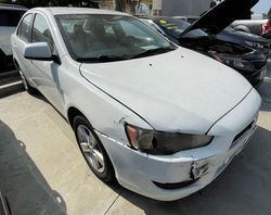 Salvage cars for sale at Rancho Cucamonga, CA auction: 2008 Mitsubishi Lancer ES