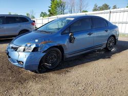 Salvage cars for sale at Bowmanville, ON auction: 2009 Honda Civic DX-G