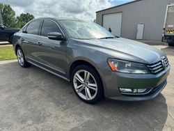 Salvage cars for sale at Conway, AR auction: 2013 Volkswagen Passat SEL