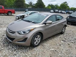 Salvage cars for sale at Madisonville, TN auction: 2015 Hyundai Elantra SE