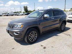 Jeep Grand Cherokee Limited salvage cars for sale: 2020 Jeep Grand Cherokee Limited