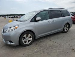 Toyota Sienna LE salvage cars for sale: 2015 Toyota Sienna LE