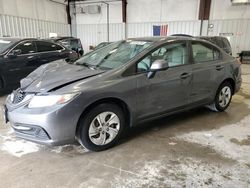 Salvage cars for sale from Copart Franklin, WI: 2013 Honda Civic LX