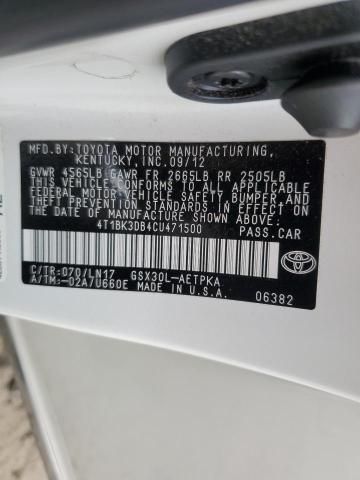 2012 Toyota Avalon Base