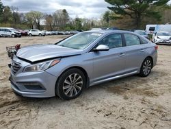 Salvage cars for sale at North Billerica, MA auction: 2015 Hyundai Sonata Sport