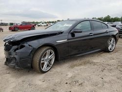 Salvage cars for sale from Copart Houston, TX: 2017 BMW 650 XI Gran Coupe