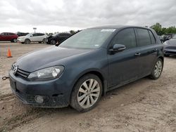 Salvage cars for sale at Houston, TX auction: 2012 Volkswagen Golf