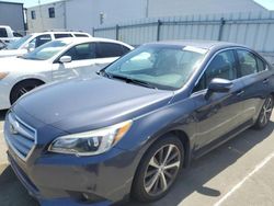 Salvage cars for sale from Copart Vallejo, CA: 2017 Subaru Legacy 2.5I Limited