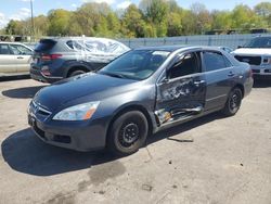 Salvage cars for sale from Copart Assonet, MA: 2007 Honda Accord LX